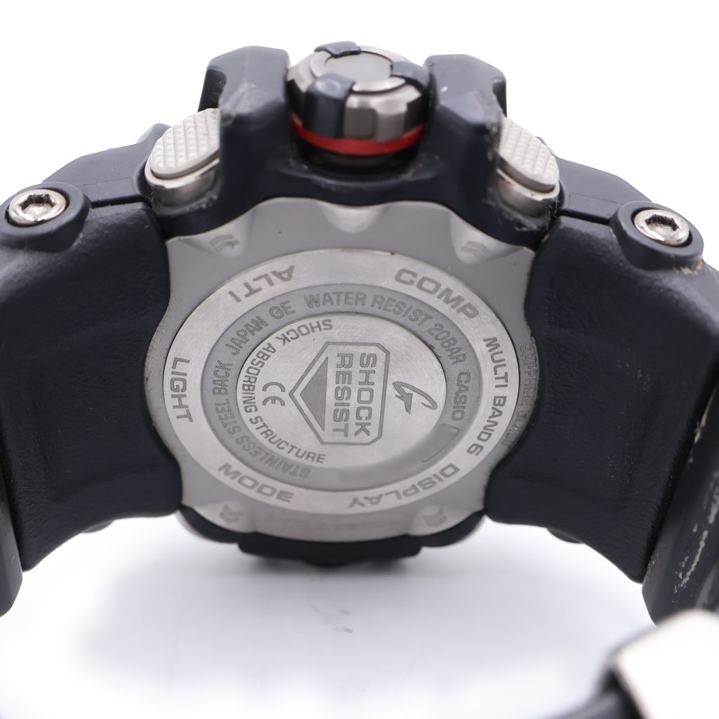 CASIO G-SHOCK(カシオ ジーショック) MASTER OF G MUDMASTER マスターオブG マッドマスター ソーラー 腕時計 ブラック GWG-1000-1A3JF