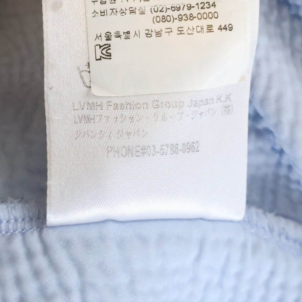 GIVENCHY(ジバンシィ) フロントロゴ デストロイ パーカー ブルー BM703A3Y0S