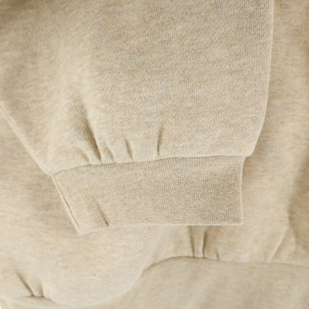 FEAR OF GOD ESSENTIALS(フィアオブゴッド エッセンシャルズ) HOODIE ラバーロゴ プルオーバースウェットパーカー フーディー ベージュ