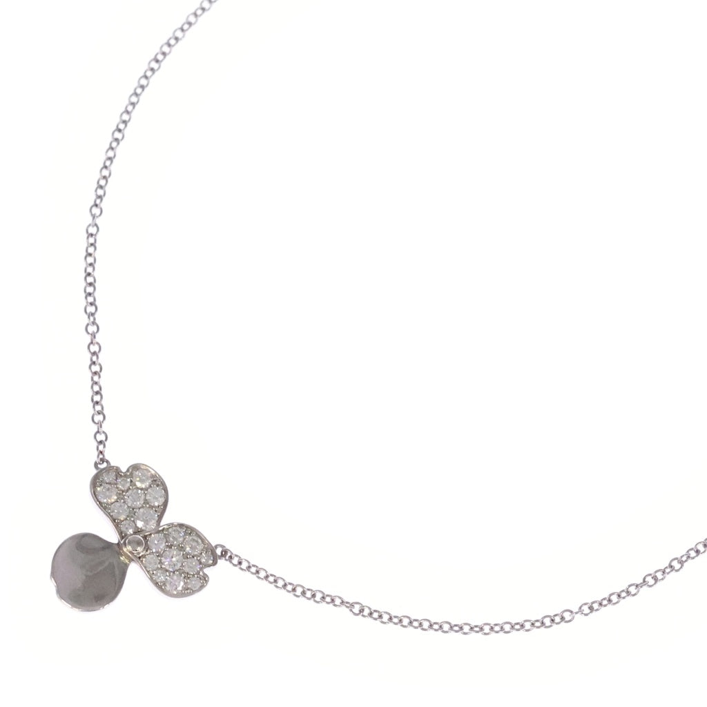 TIFFANY & Co.(ティファニー) ペーパーフラワー ダイヤ ネックレス Pt950 プラチナ レディース