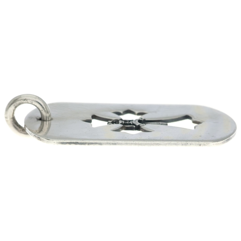 CHROME HEARTS(クロムハーツ) D TAG LRG CO CRS カットアウトクロスドッグタグ ラージ ペンダントトップ シルバー BCA239