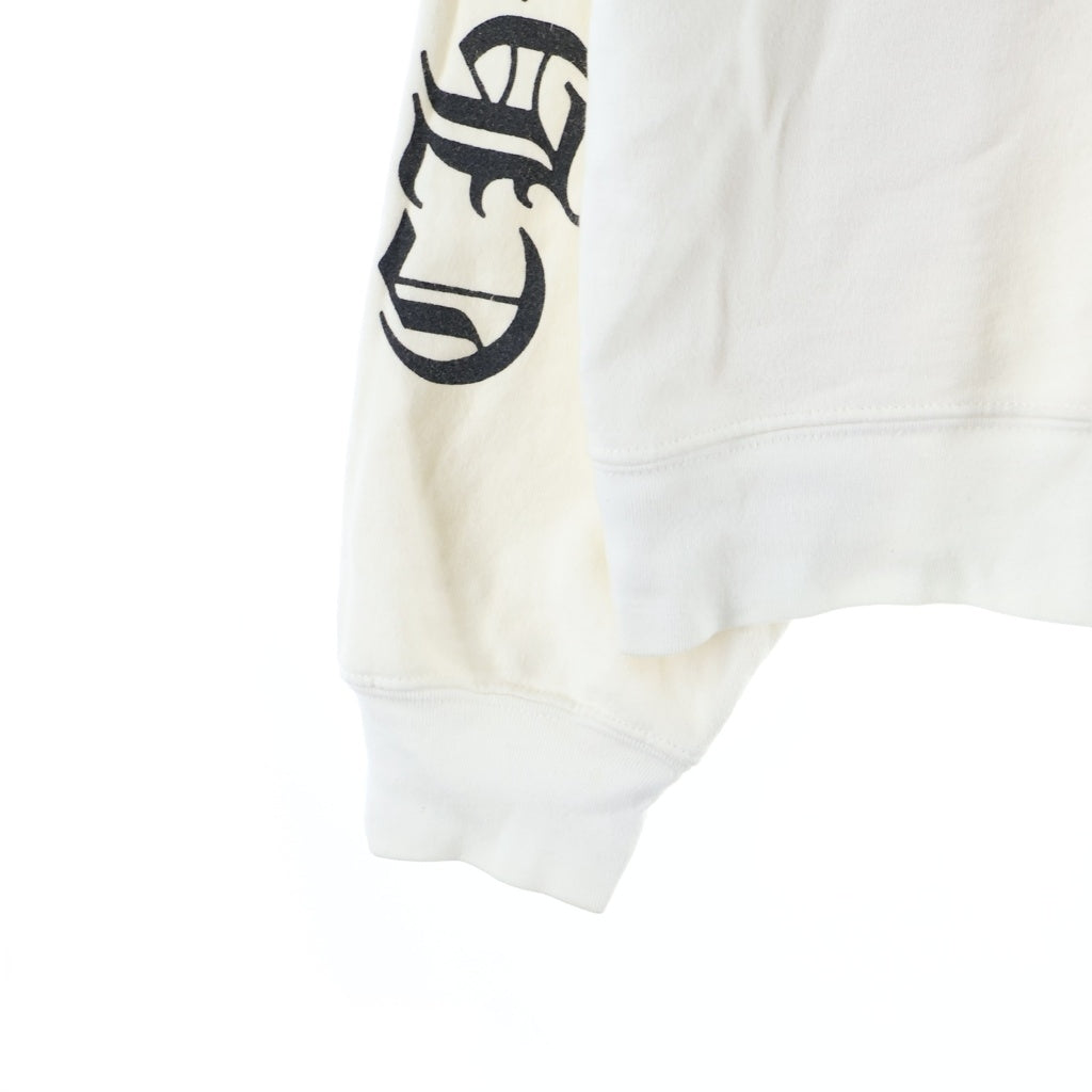 CHROME HEARTS(クロムハーツ) OLD Horseshoe SweatShirt オールド ホースシュー アームロゴ クルーネック長袖スウェットトレーナー ホワイト