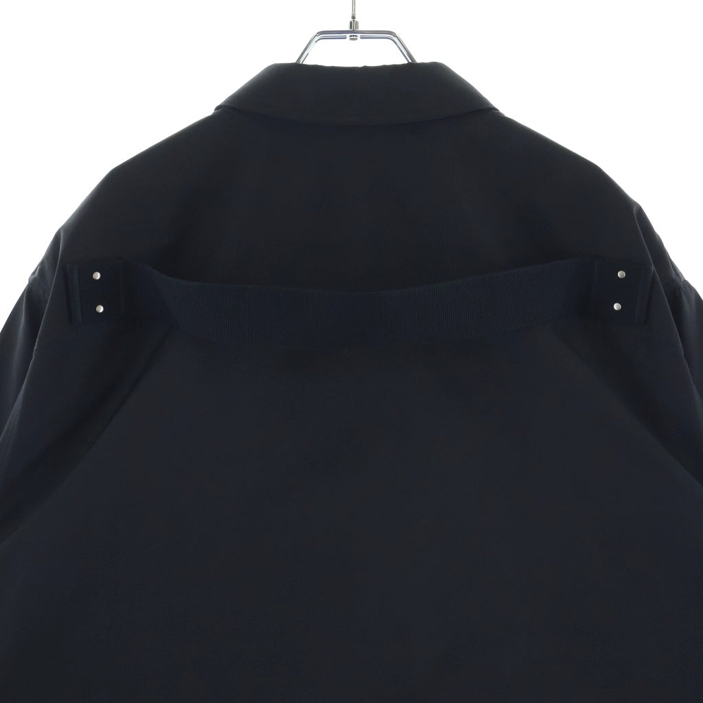 Rick Owens(リックオウエンス) OUTER SHIRT シャツ ジャケット バックベルト ブラック