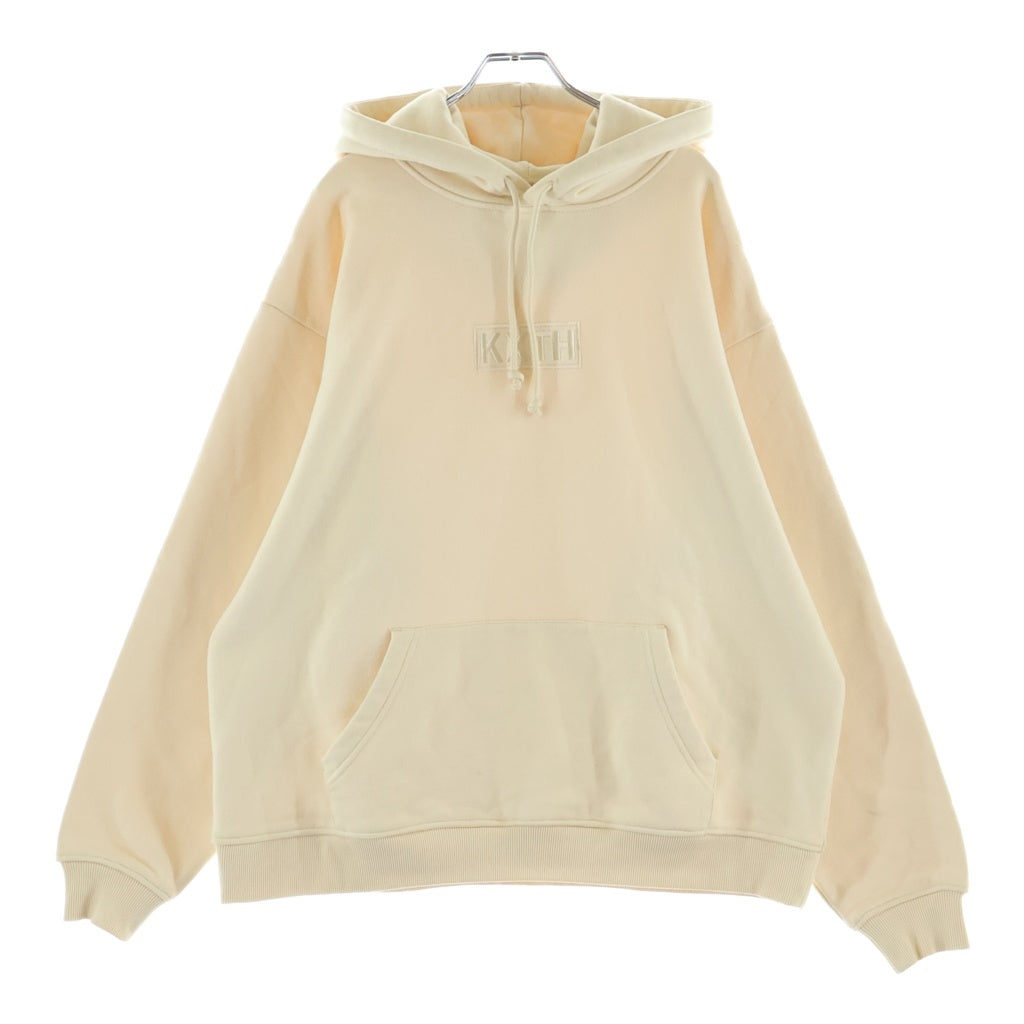 KITH(キス) CYBER MONDAY HOODIE BARLEY サイバー マンデー フーデッド スウェット パーカー ベージュ KHM030148