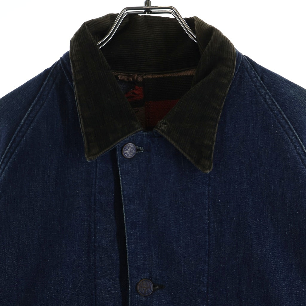 HEADLIGHT(ヘッドライト) 40‐50S VINTAGE ヴィンテージ ライナー ブランケット デニム カバーオール ジャケット インディゴ