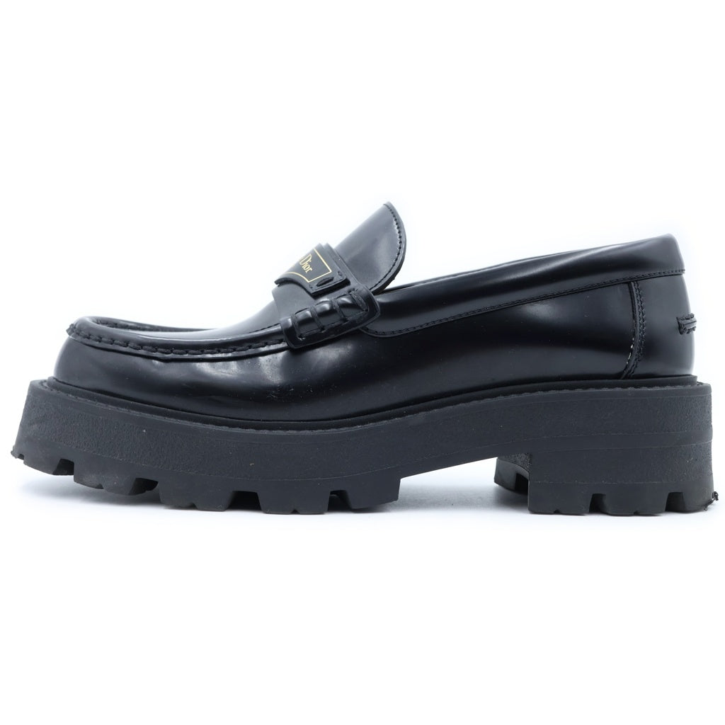 Christian Dior(クリスチャンディオール) DIOR BOY ローファー ブラック レザー KDB862ACA90037 レディース