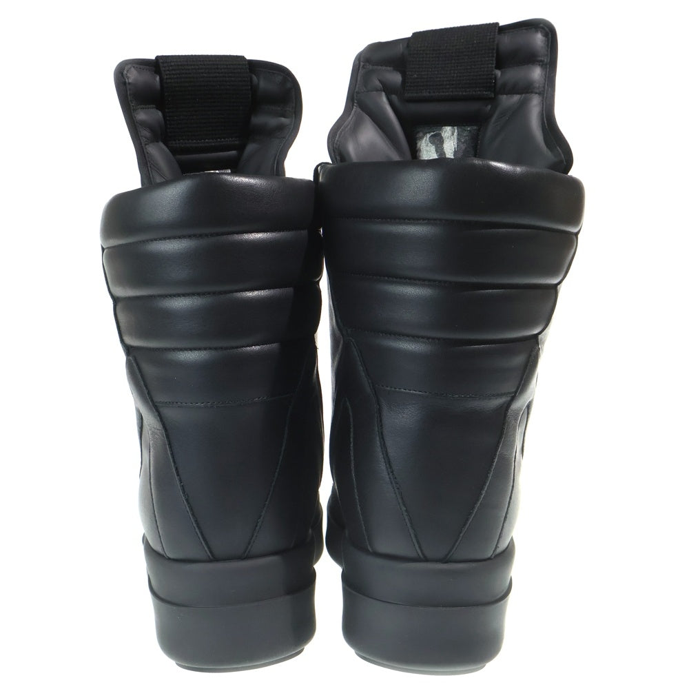 Rick Owens(リックオウエンス) 25SS Mega Geobasket high-top casual shoes メガジオバスケットハイトップカジュアルシューズ ハイカットスニーカー ブラック
