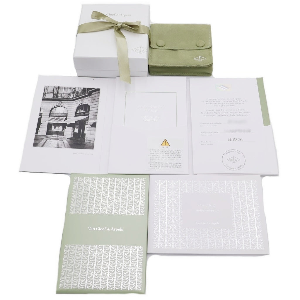 Van Cleef & Arpels(ヴァンクリーフアンドアーペル) ヴィンテージアルハンブラ ネックレス グレーマザーオブパール Au750PG ピンクゴールド Au750PG VCARP4KK00 レディース