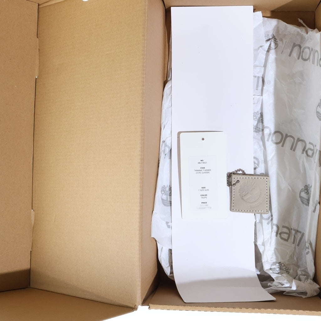 Timberland(ティンバーランド) ×NONNATIVE 3 EYE CLASSIC LUG ノンネイティブ アイ クラシック ラグ ローカットローファー ベージュ US7.5/25.5cm TB0A6BKVX19