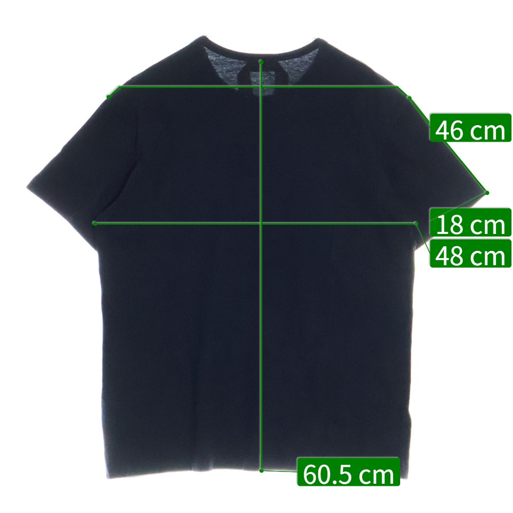 N21 numero ventuno(ヌメロ ヴェントゥーノ) FRONT LOGO PRINT フロント ロゴ プリント クルーネック 半袖Tシャツ カットソー ブラック レディース 19SW-F022-4157
