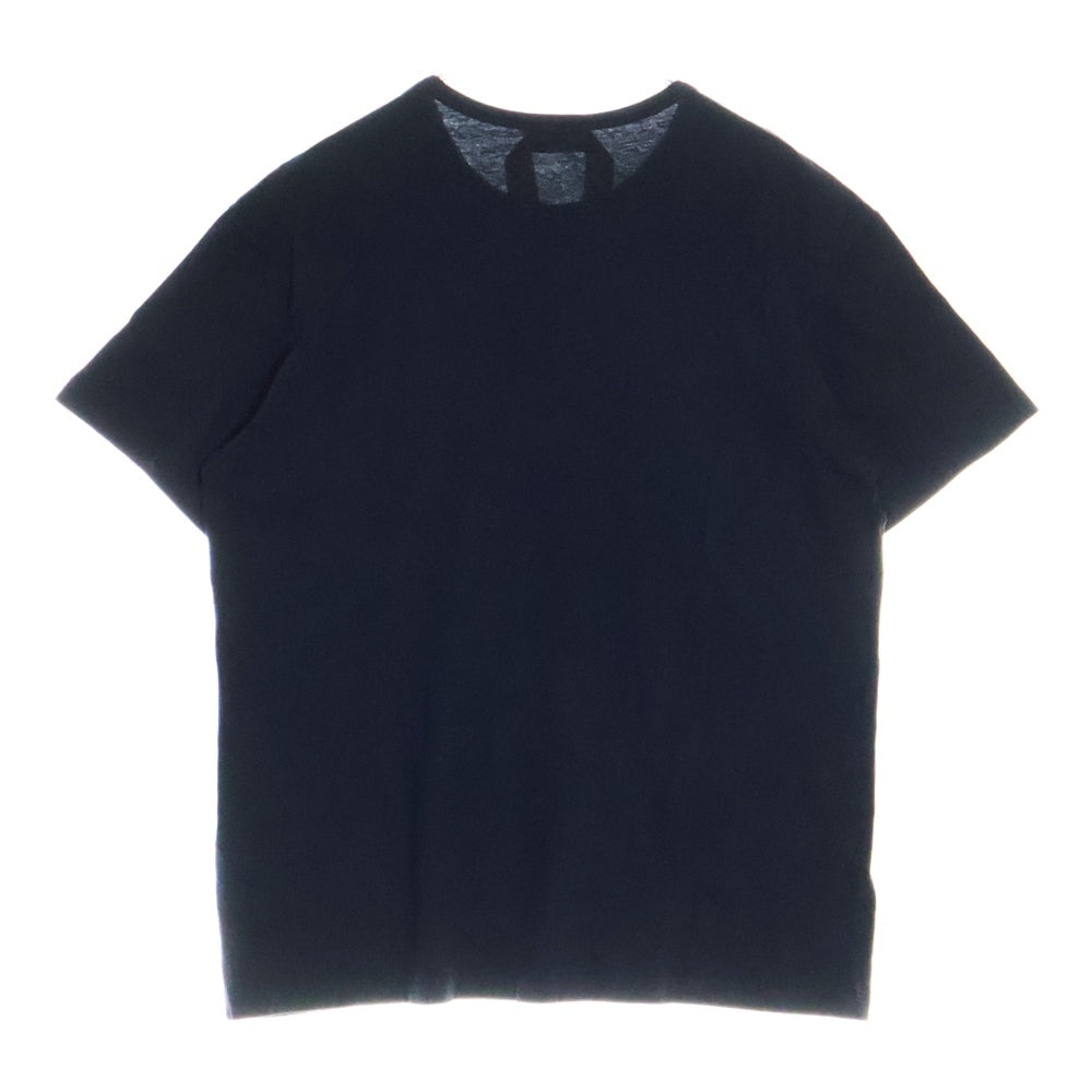N21 numero ventuno(ヌメロ ヴェントゥーノ) FRONT LOGO PRINT フロント ロゴ プリント クルーネック 半袖Tシャツ カットソー ブラック レディース 19SW-F022-4157