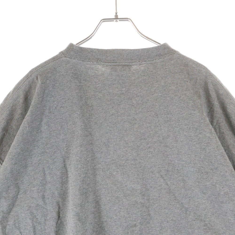 BALENCIAGA(バレンシアガ) Luxury Oversized Tee ロゴ刺繍 オーバーサイズド 半袖Tシャツ グレー 850345 TTVB6