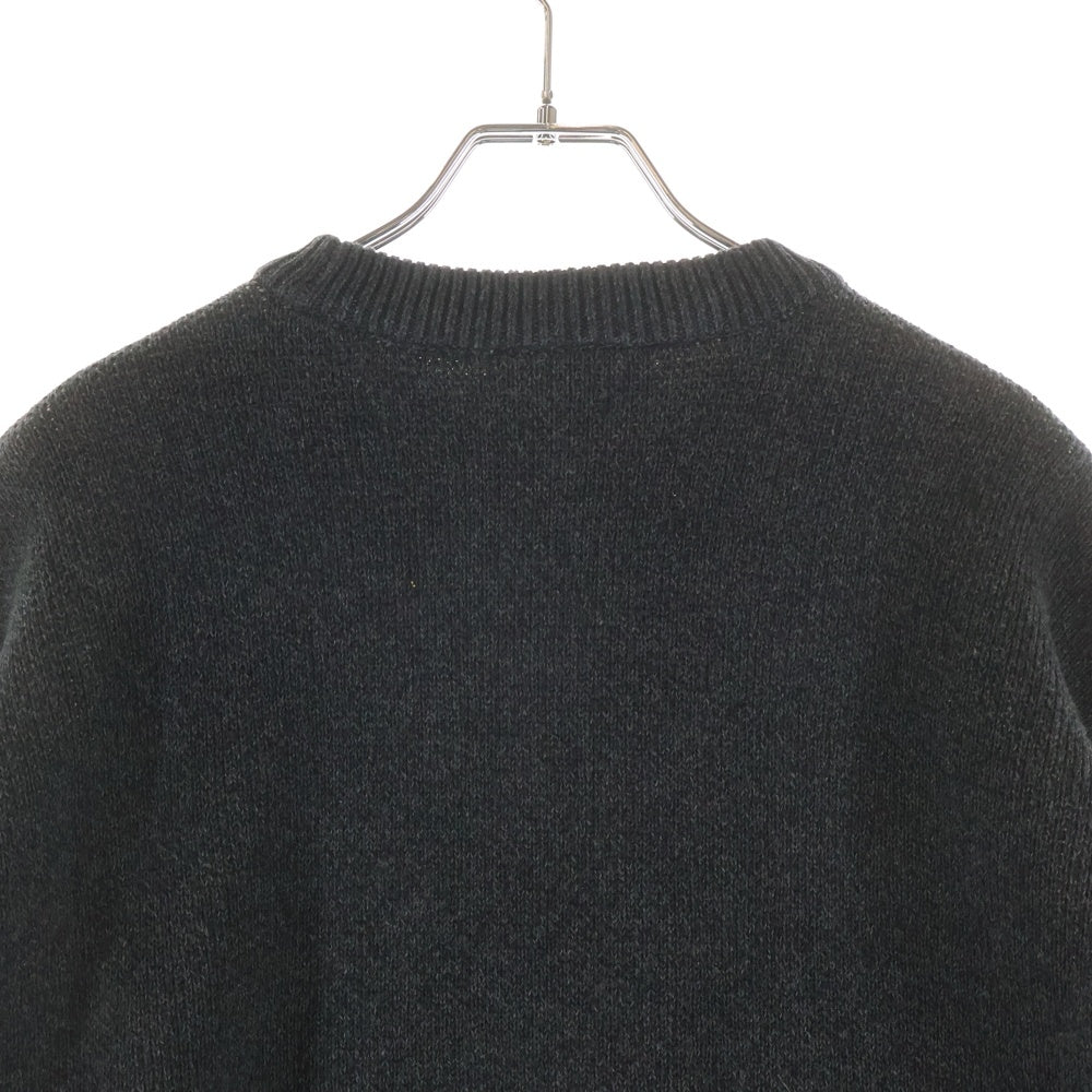 FEAR OF GOD ESSENTIALS(フィアオブゴッド エッセンシャルズ) KNIT SWEATER ロゴプリント クルーネックニットセーター グレー