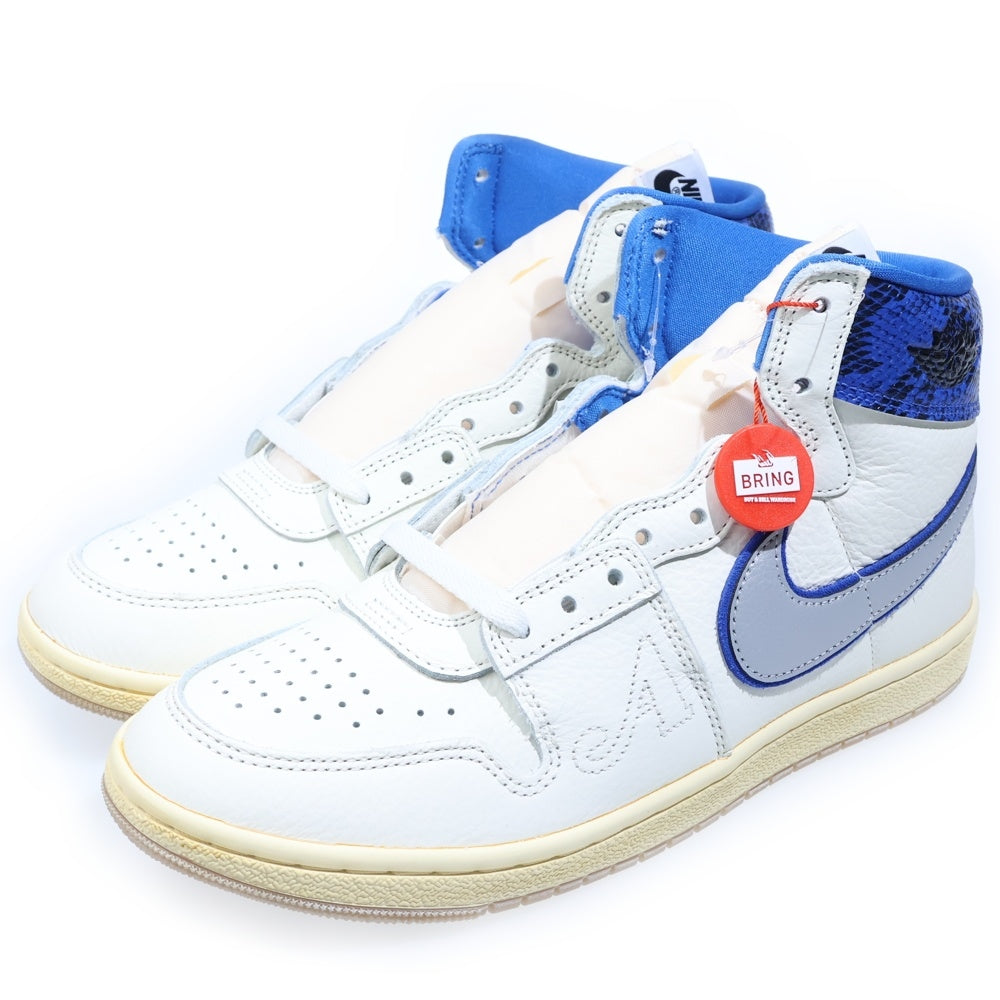 NIKE(ナイキ) ×AWAKE NY JORDAN AIR SHIP PE SP アウェイク ニューヨーク ジョーダン エアシップ ハイカットスニーカー ホワイト/ブルー US10.5/28.5cm FN8675-104