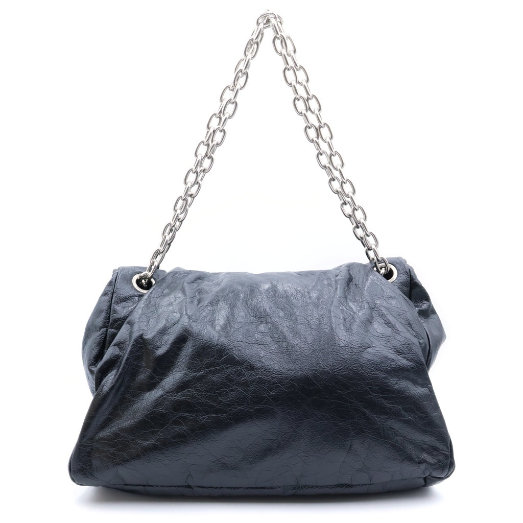 BALENCIAGA(バレンシアガ) MONACO LARGE CHAIN SHOULDER BAG モナコ ラージ チェーンショルダーバッグ ブラック 791835