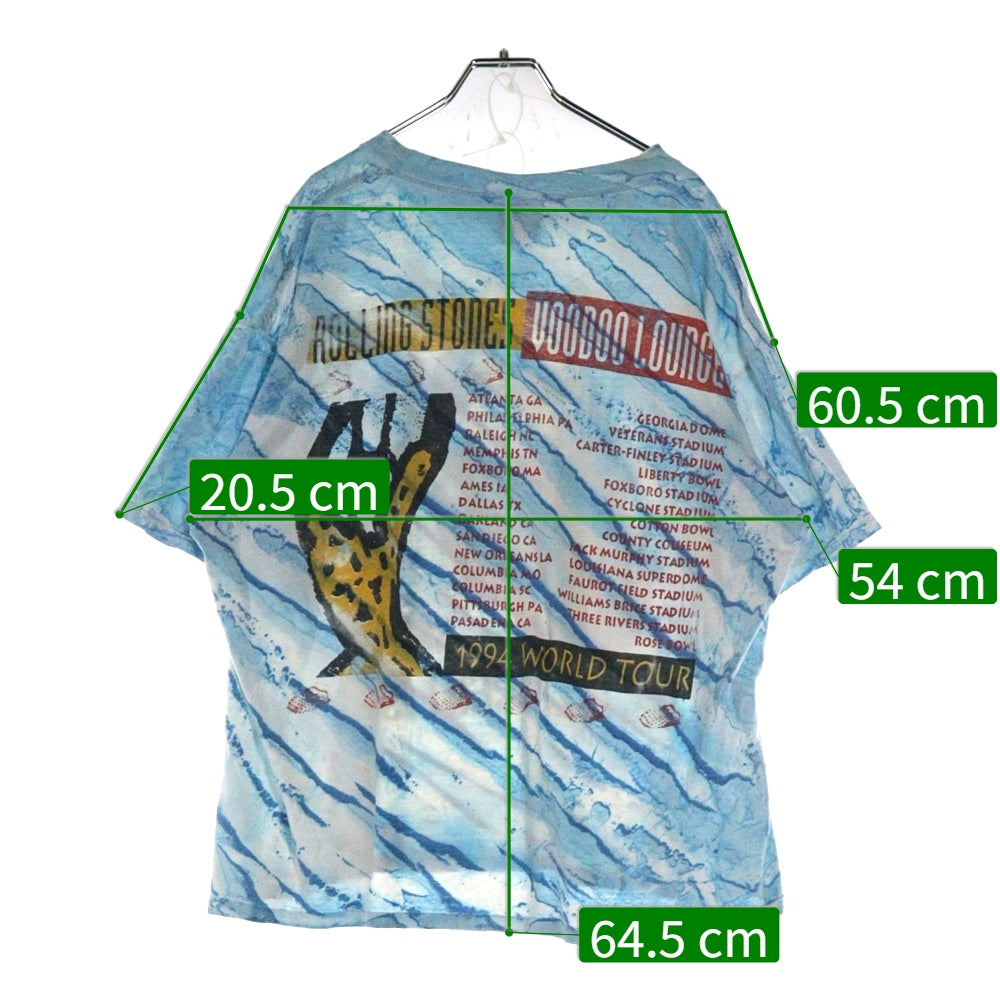 VINTAGE(ヴィンテージ) 90s Rolling Stones ローリングストーンズ クルーネック半袖Tシャツ マルチカラー
