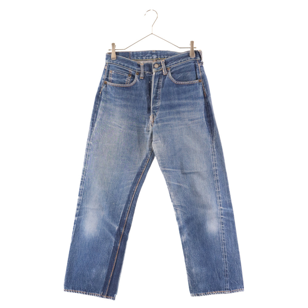 Levi's(リーバイス) 60s 501XX BIG-E 両面均等V S刻印 紙パッチギャラ無し デニムパンツ インディゴブルー