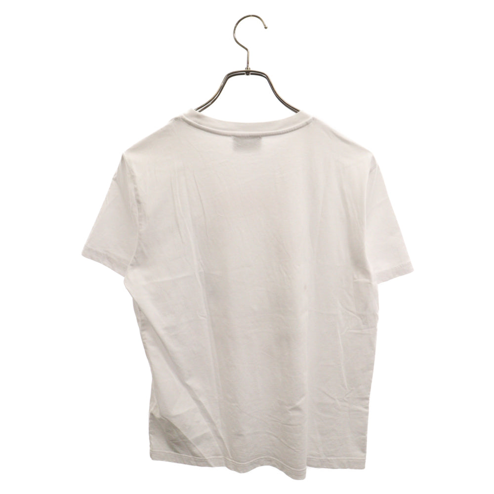 DIESEL(ディーゼル) DSL フロントロゴプリント クルーネック半袖Tシャツ ホワイト A02797