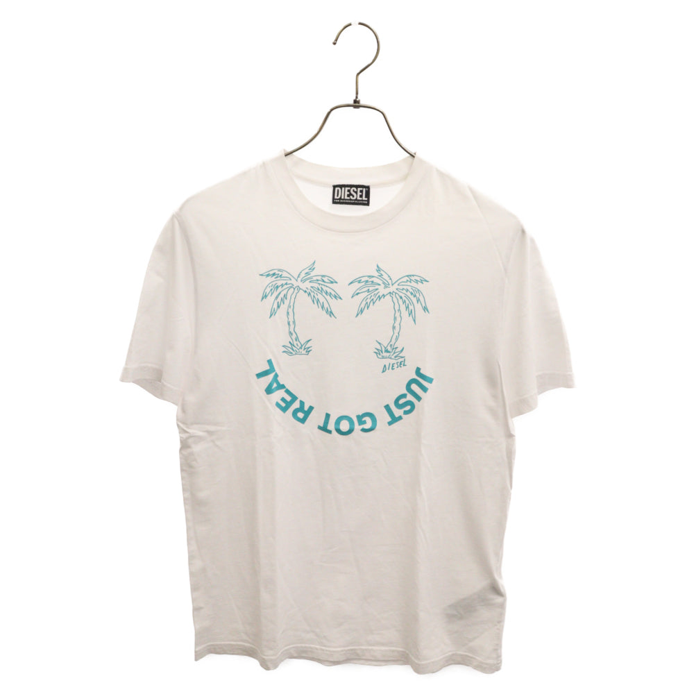 DIESEL(ディーゼル) JUST GOT REAL クルーネック半袖Tシャツ キッズ ホワイト J00568
