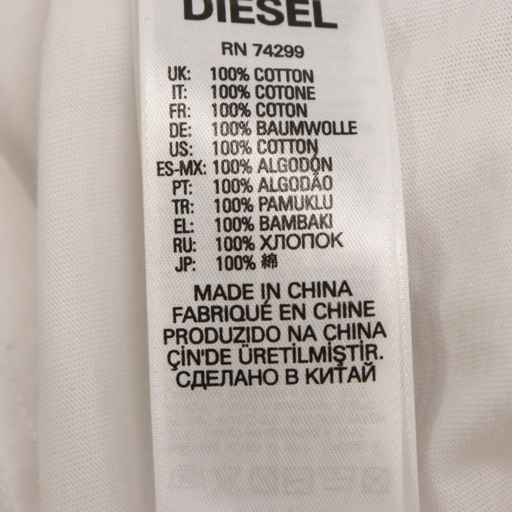 DIESEL(ディーゼル) JUST GOT REAL クルーネック半袖Tシャツ キッズ ホワイト J00568