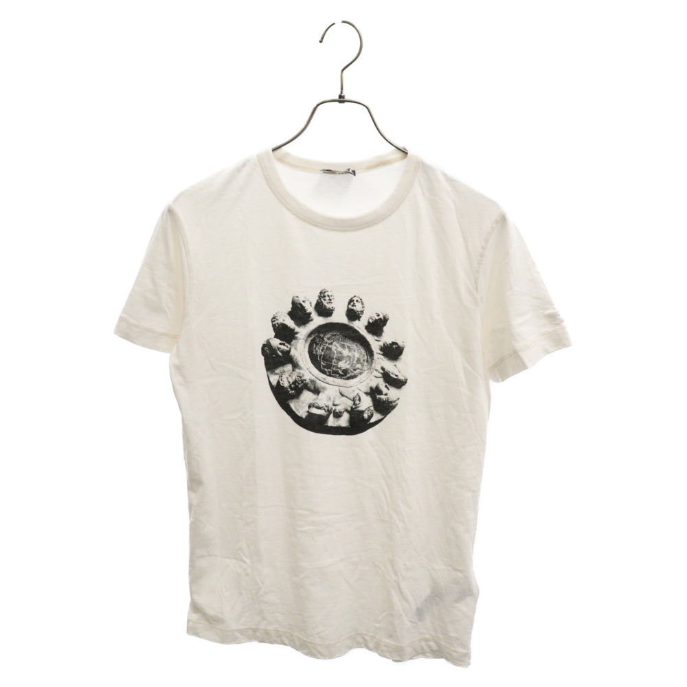 DIESEL(ディーゼル) フロントプリントクルーネック半袖Tシャツ ホワイトA03774