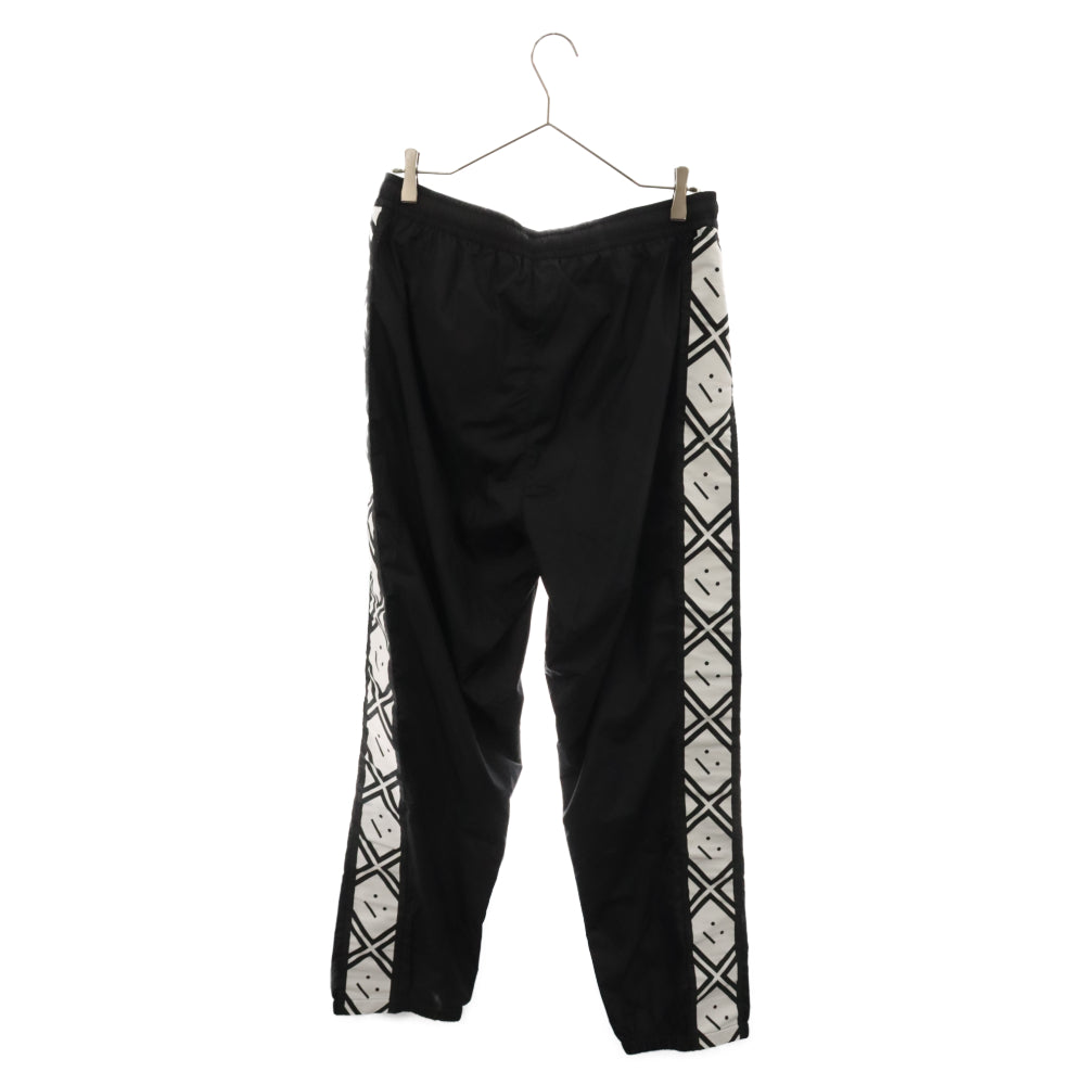 Acne Studios(アクネ ストゥディオズ) Face Motif Side Stripe Track Pants フェイスロゴサイドテープトラックパンツ FA-UX-TROU000014 ブラック