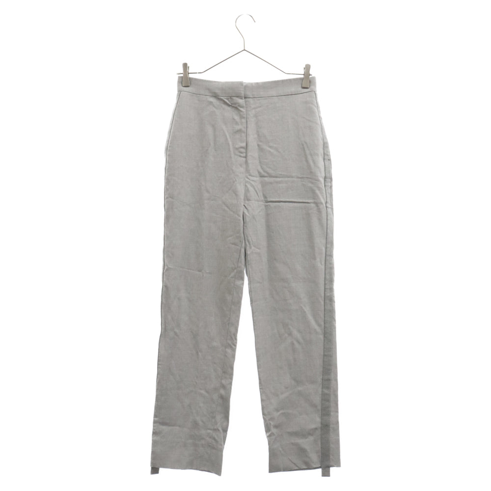 BURBERRY(バーバリー) サイドラインテーラードウールスラックスパンツ 4560422 グレー レディース
