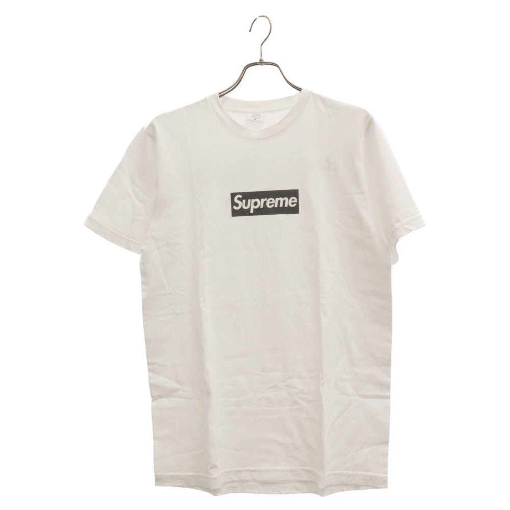 SUPREME(シュプリーム) 16SS Paris Box Logo Tee パリオープン記念 ボックスロゴ半袖Tシャツ カットソー ホワイト/ブラック