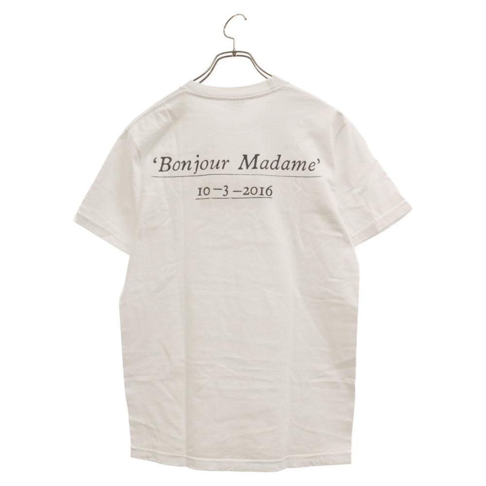 SUPREME(シュプリーム) 16SS Paris Box Logo Tee パリオープン記念 ボックスロゴ半袖Tシャツ カットソー ホワイト/ブラック