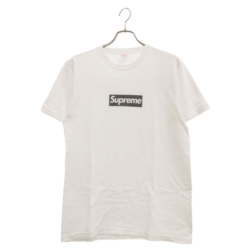 SUPREME(シュプリーム) 16SS Paris Box Logo Tee パリオープン記念 ボックスロゴ半袖Tシャツ カットソー ホワイト/ブラック