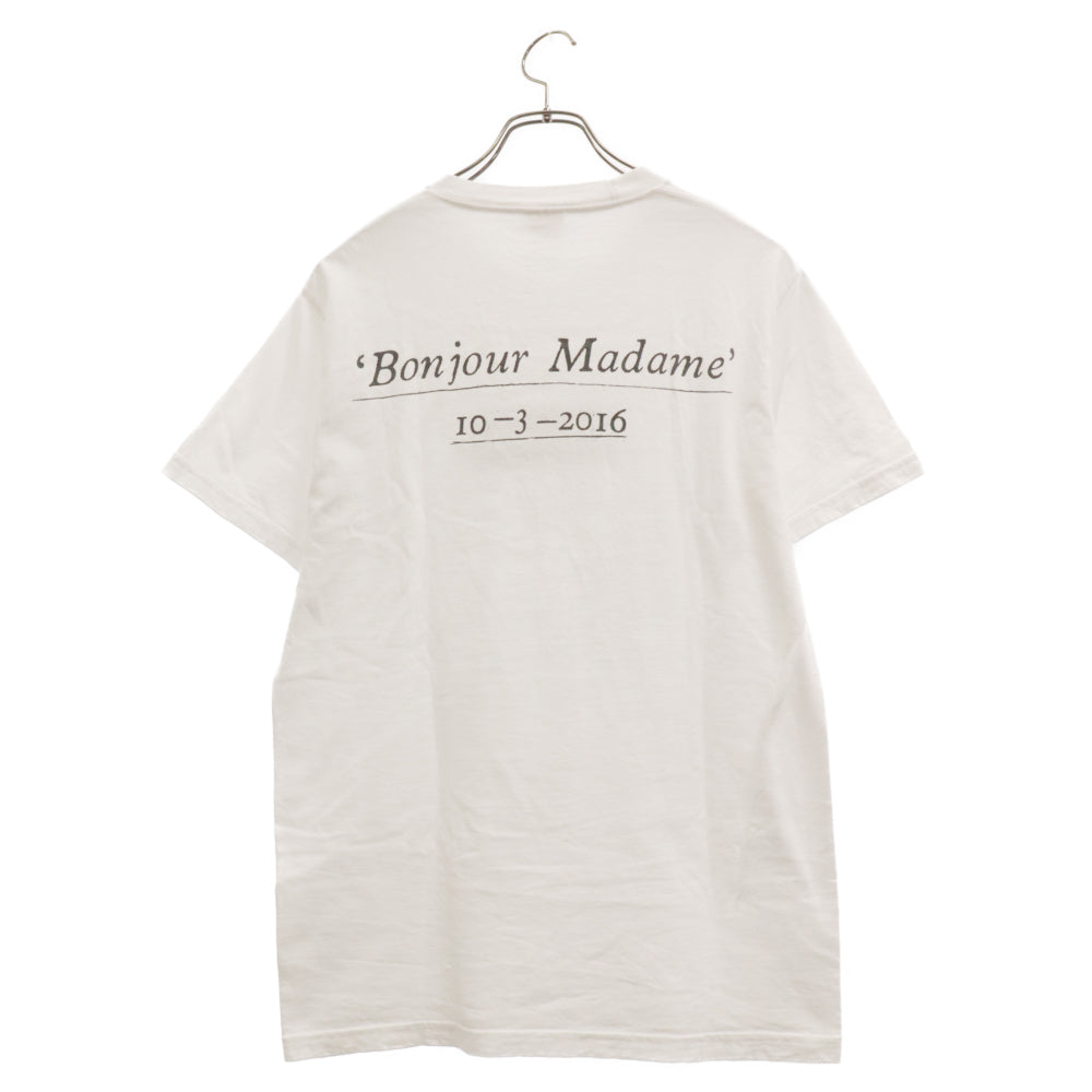 SUPREME(シュプリーム) 16SS Paris Box Logo Tee パリオープン記念 ボックスロゴ半袖Tシャツ カットソー ホワイト/ブラック