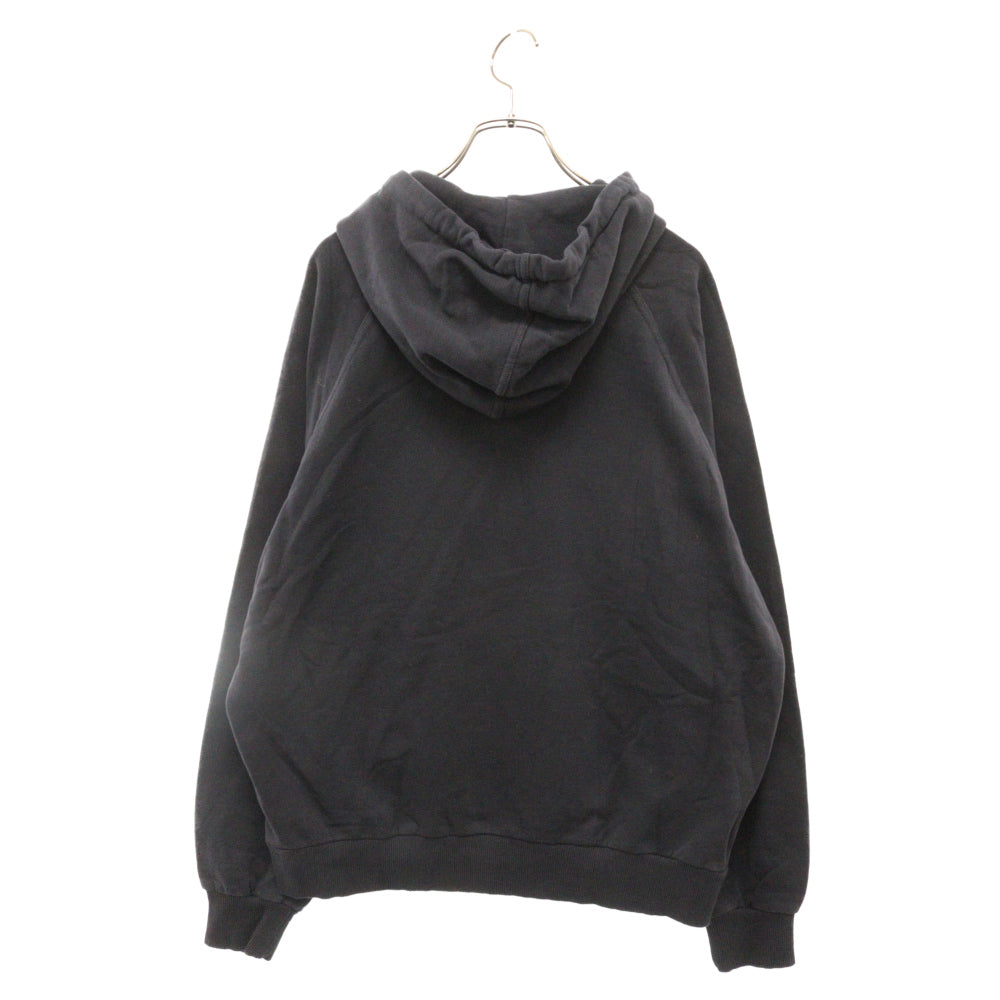 SUNNEI(スンネイ) 20SS ロゴドローコードスウェットプルオーバーフーディーパーカー MF01CCTE186560 ネイビー