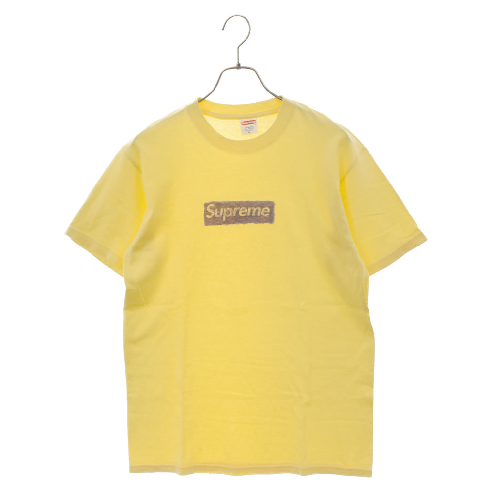 SUPREME(シュプリーム) 04SS 10th Anniversary Pen Box Logo Tee Andrei Molodkin 10周年記念 アンドレ・モロドキン ペンボックスロゴ半袖Tシャツ イエロー