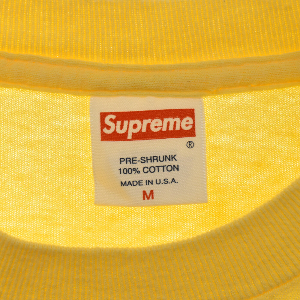 SUPREME(シュプリーム) 04SS 10th Anniversary Pen Box Logo Tee Andrei Molodkin 10周年記念 アンドレ・モロドキン ペンボックスロゴ半袖Tシャツ イエロー