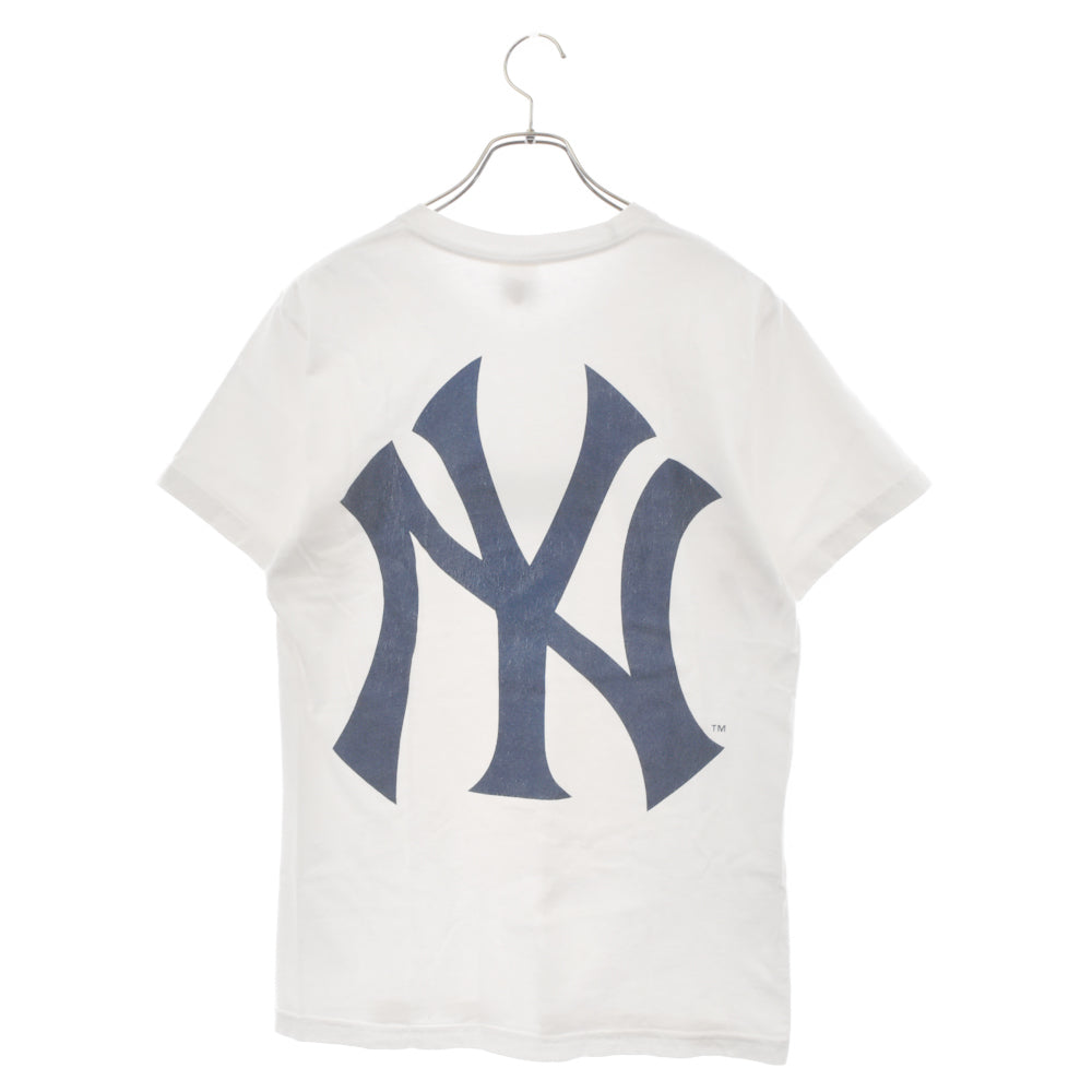 SUPREME(シュプリーム) 15SS ×New York Yankees Box Logo Tee ニューヨークヤンキース ボックスロゴ半袖Tシャツ ホワイト