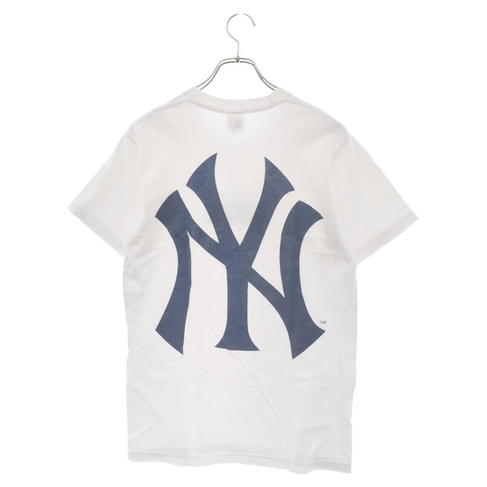 SUPREME(シュプリーム) 15SS ×New York Yankees Box Logo Tee ニューヨークヤンキース ボックスロゴ半袖Tシャツ ホワイト