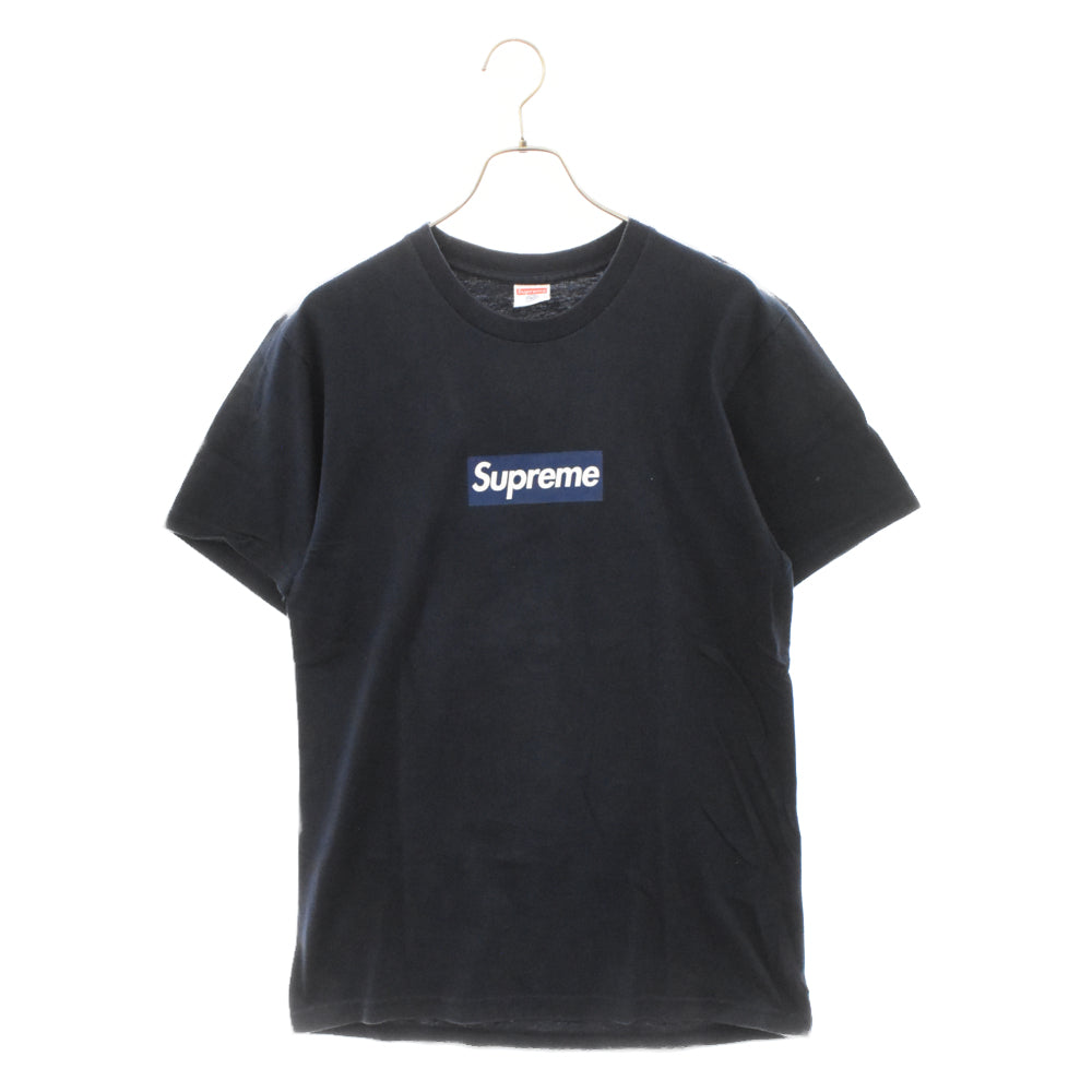 SUPREME(シュプリーム) 15SS ×New York Yankees Box Logo Tee ニューヨークヤンキース ボックスロゴ半袖Tシャツ ネイビー