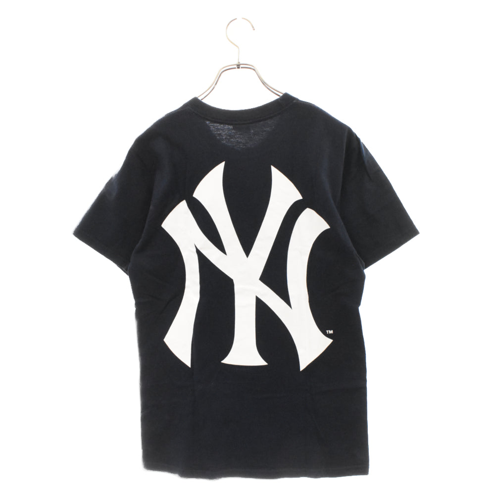 SUPREME(シュプリーム) 15SS ×New York Yankees Box Logo Tee ニューヨークヤンキース ボックスロゴ半袖Tシャツ ネイビー