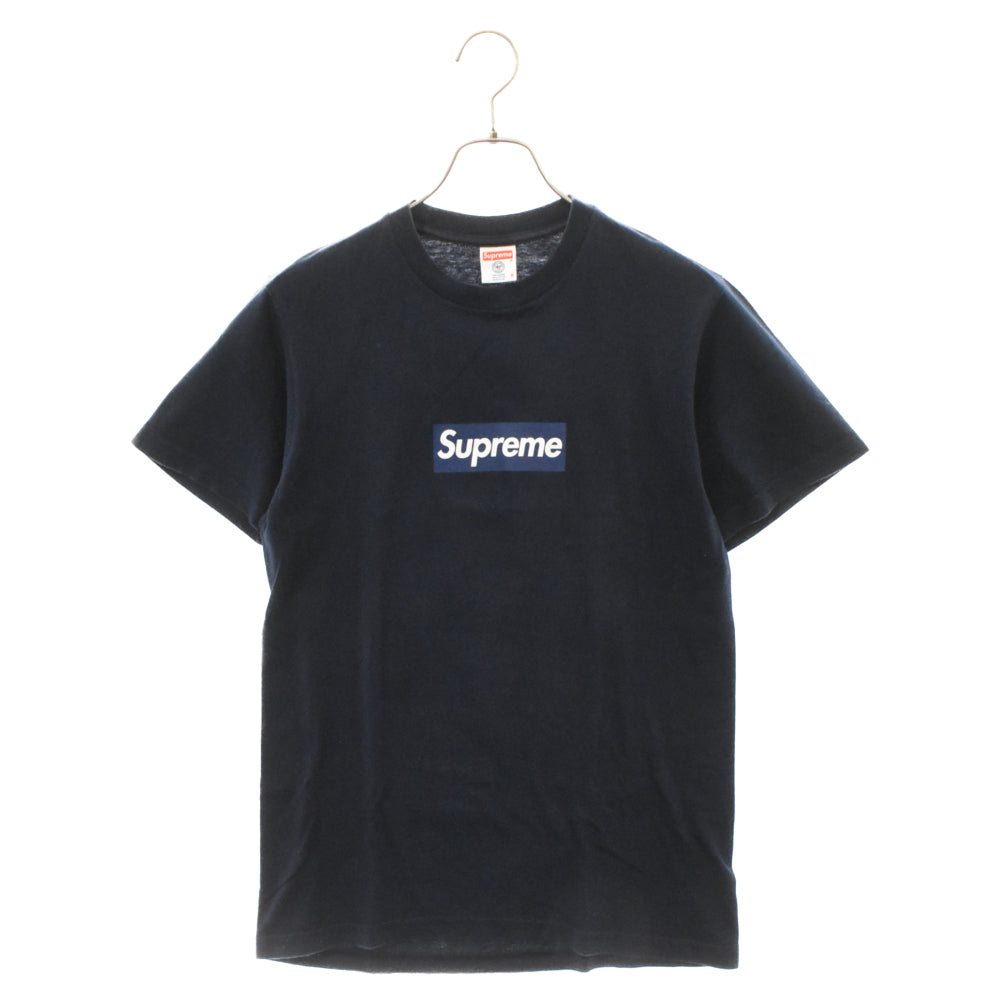 SUPREME(シュプリーム) 15SS ×New York Yankees Box Logo Tee ニューヨークヤンキース ボックスロゴ半袖Tシャツ ネイビー
