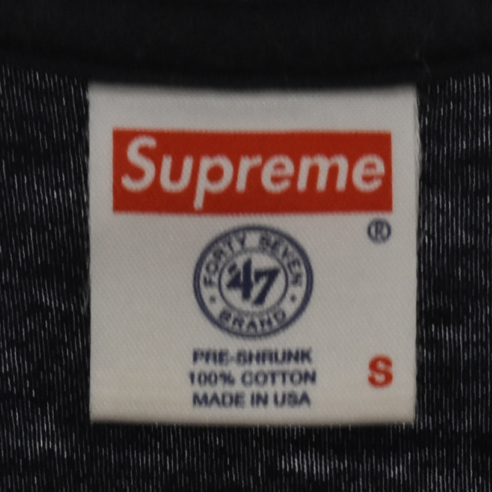 SUPREME(シュプリーム) 15SS ×New York Yankees Box Logo Tee ニューヨークヤンキース ボックスロゴ半袖Tシャツ ネイビー