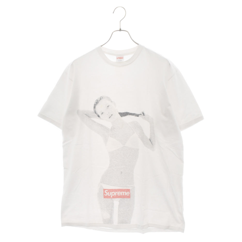 SUPREME(シュプリーム) 04SS 10th Anniversary Kate Moss Tee 10周年記念 ケイトモス プリント半袖Tシャツ ホワイト
