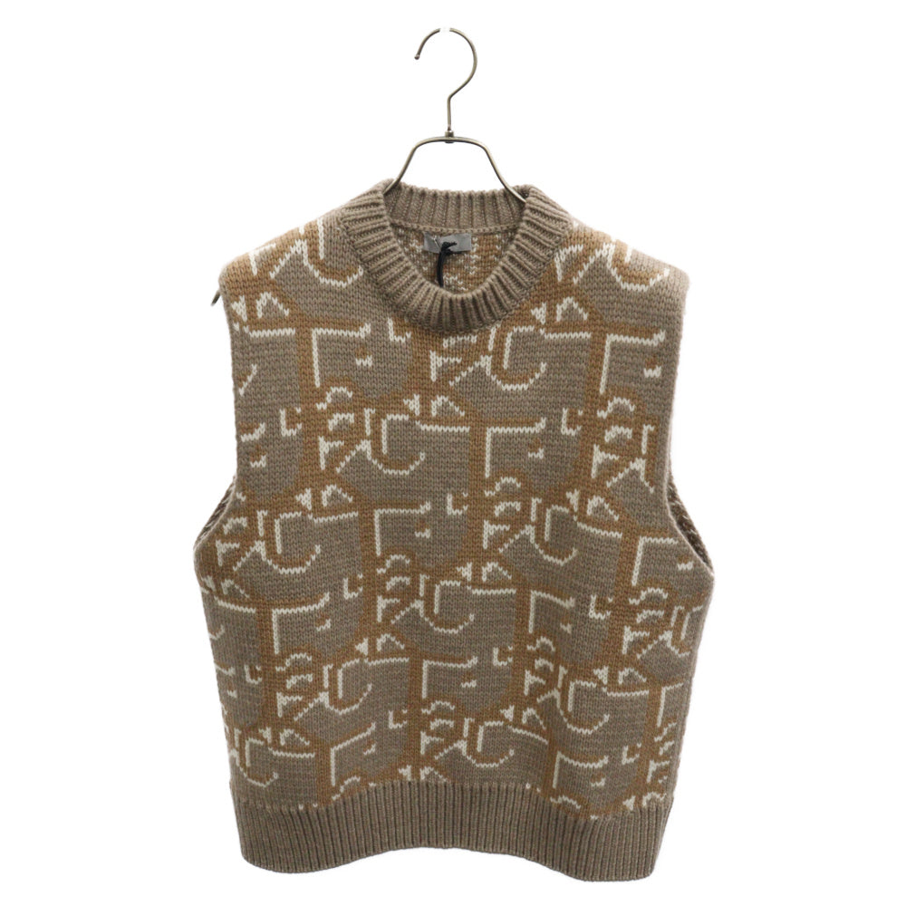 DIOR(ディオール) 22AW×Travis Scott Cactus Jack Dior Oversized Sleeveless Sweater トラヴィススコット カクタスジャック オーバーサイズニットベスト 283M654AT357