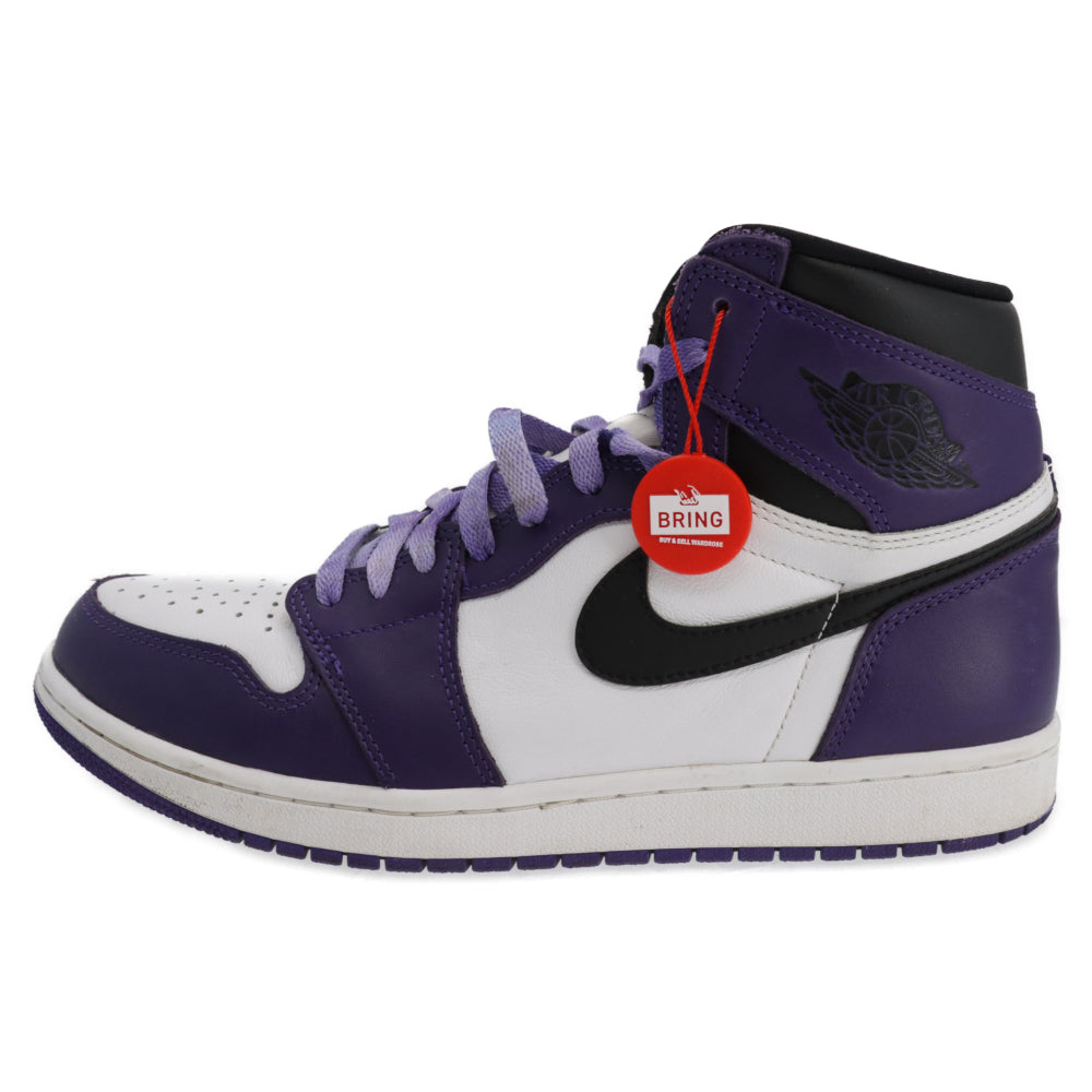 NIKE(ナイキ) AIR JORDAN 1 RETRO HIGH OG COURT PURPLE 555088-500 エアジョーダン1 レトロ ハイ コートパープル ハイカットスニーカー US11/29cm