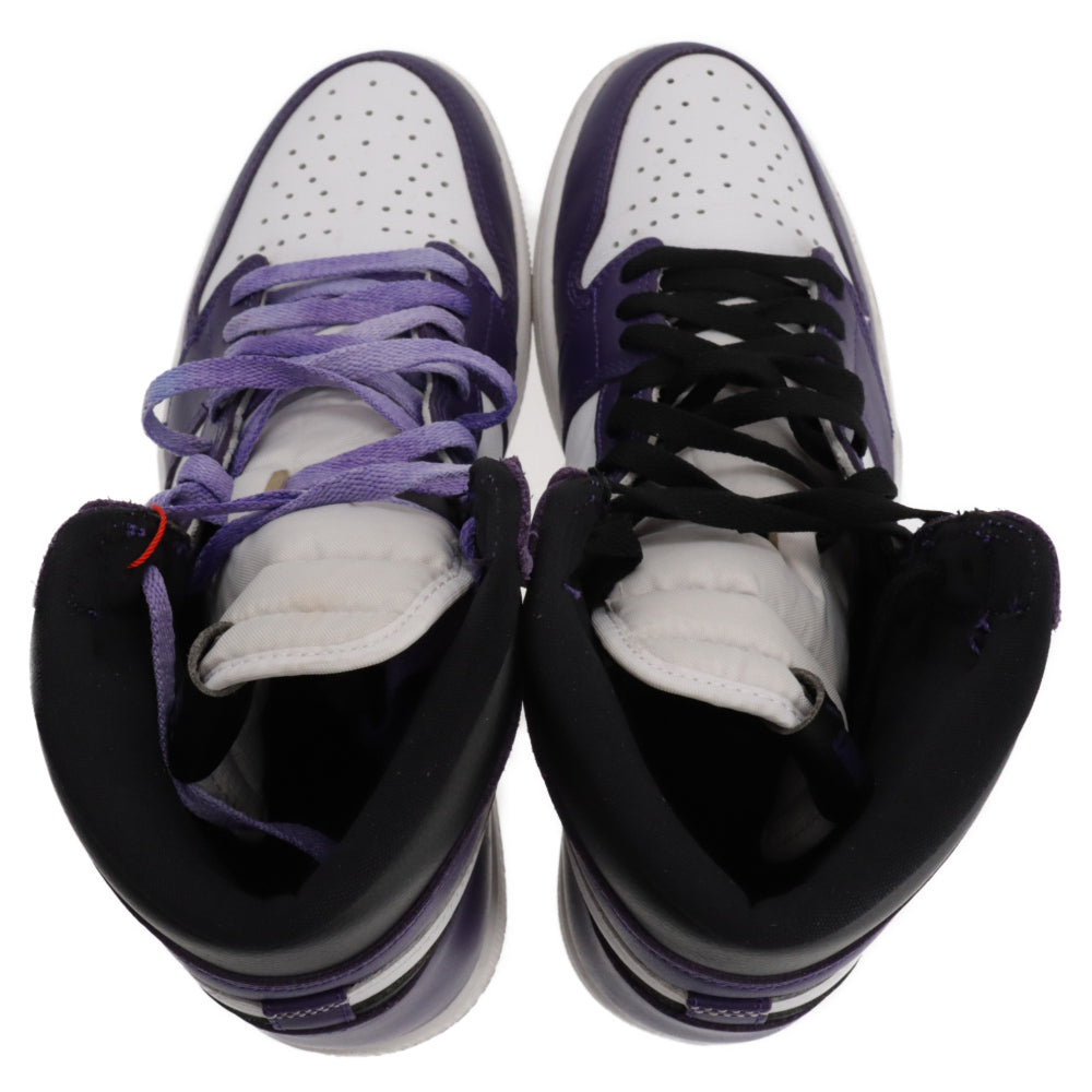 NIKE(ナイキ) AIR JORDAN 1 RETRO HIGH OG COURT PURPLE 555088-500 エアジョーダン1 レトロ ハイ コートパープル ハイカットスニーカー US11/29cm