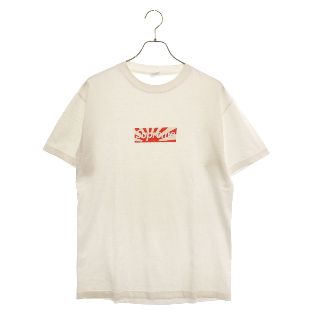SUPREME(シュプリーム) 11SS Benefit Box Logo Tee ベネフィットボックスロゴ 旭日旗 プリント半袖Tシャツ ホワイト