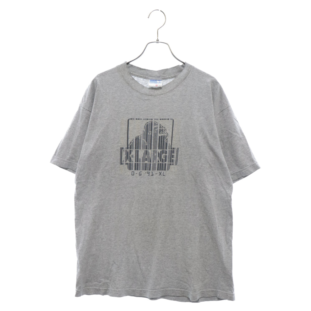 X-LARGE(エクストララージ) 90s 初期 オールドロゴプリント半袖Tシャツ グレー