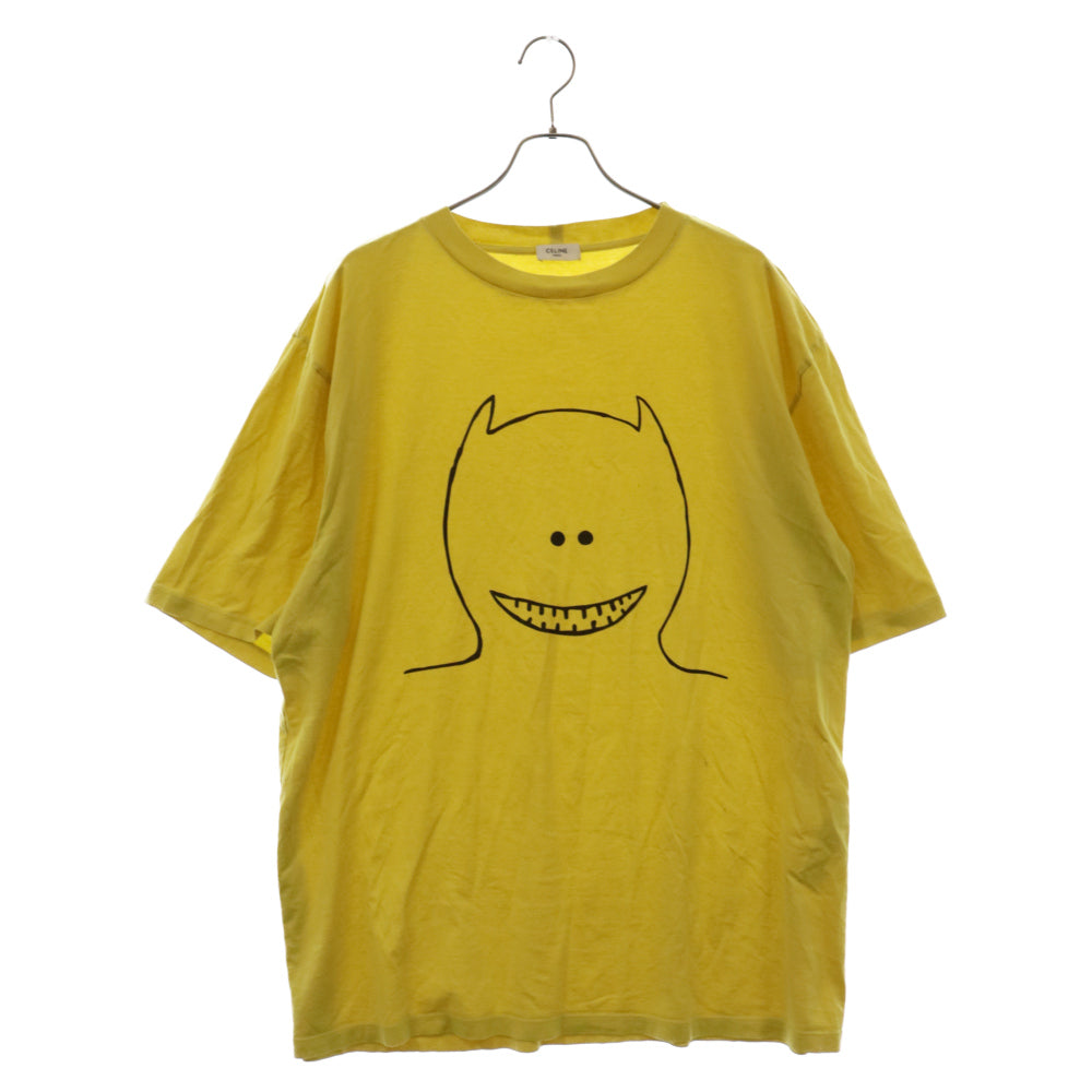 CELINE(セリーヌ) 22SS Scott Daniel Elliso スコットダニエルエリソン プリント 半袖Tシャツ カットソー イエロー 2X994671Q