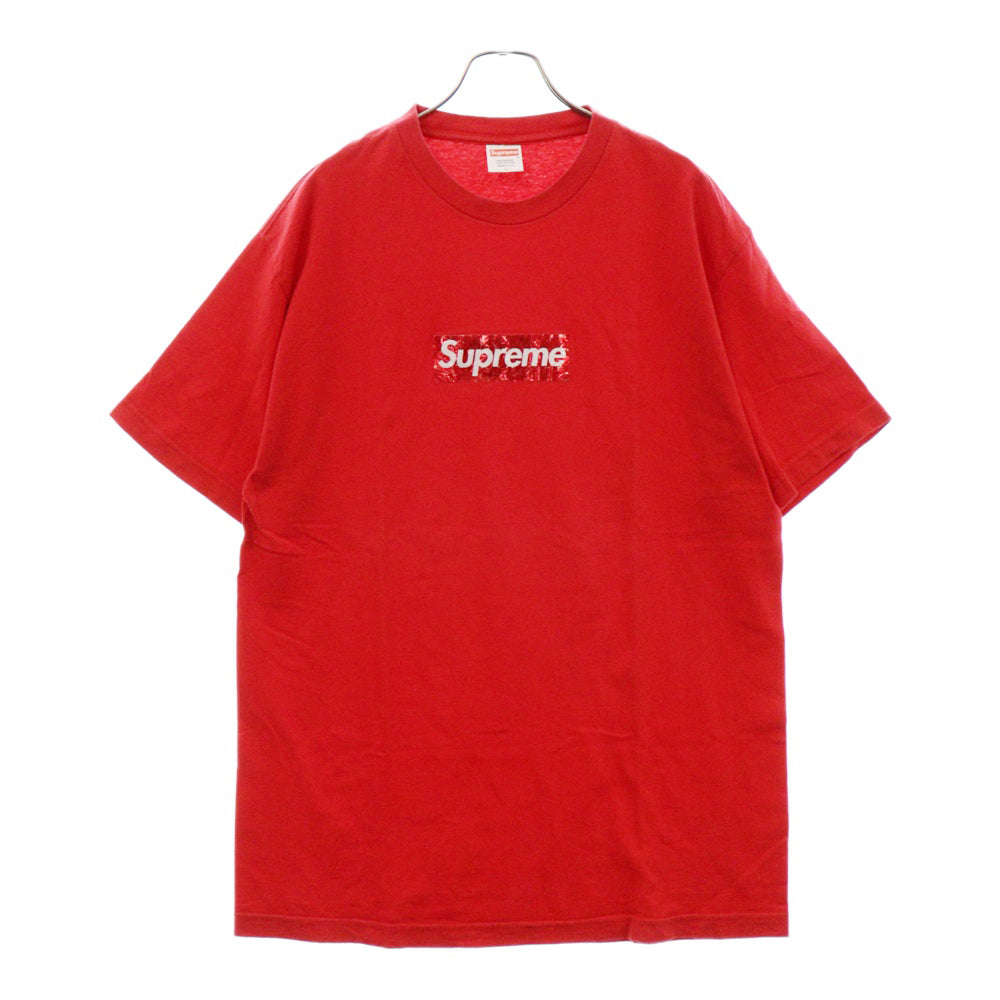 SUPREME(シュプリーム) 06AW Holographic Box Logo Tee ホログラムボックスロゴ半袖Tシャツ レッド
