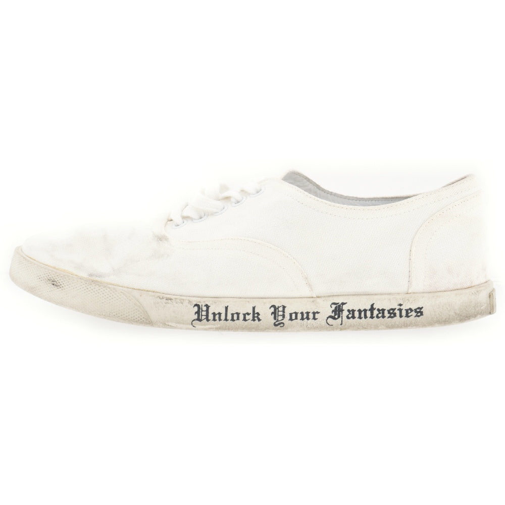 CELINE(セリーヌ) Unlock Your Fantasies Slipon アンロックユアファンタジー グラフィティデザイン ローカットシューズ スリッポン ホワイト 42