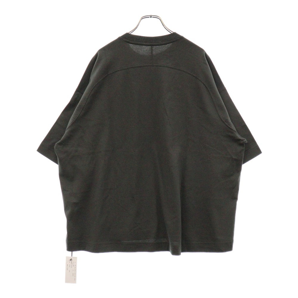 Nuldo(ニュルド) 24SS BOX LOGO COTTON T-SHIRT ボックスロゴ コットンクルーネック半袖Tシャツ グレー